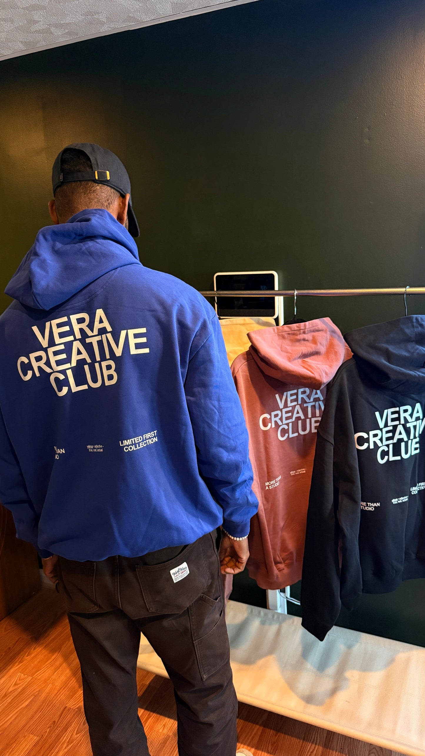 Worker Blue — Studio Hoodie — Issue 01