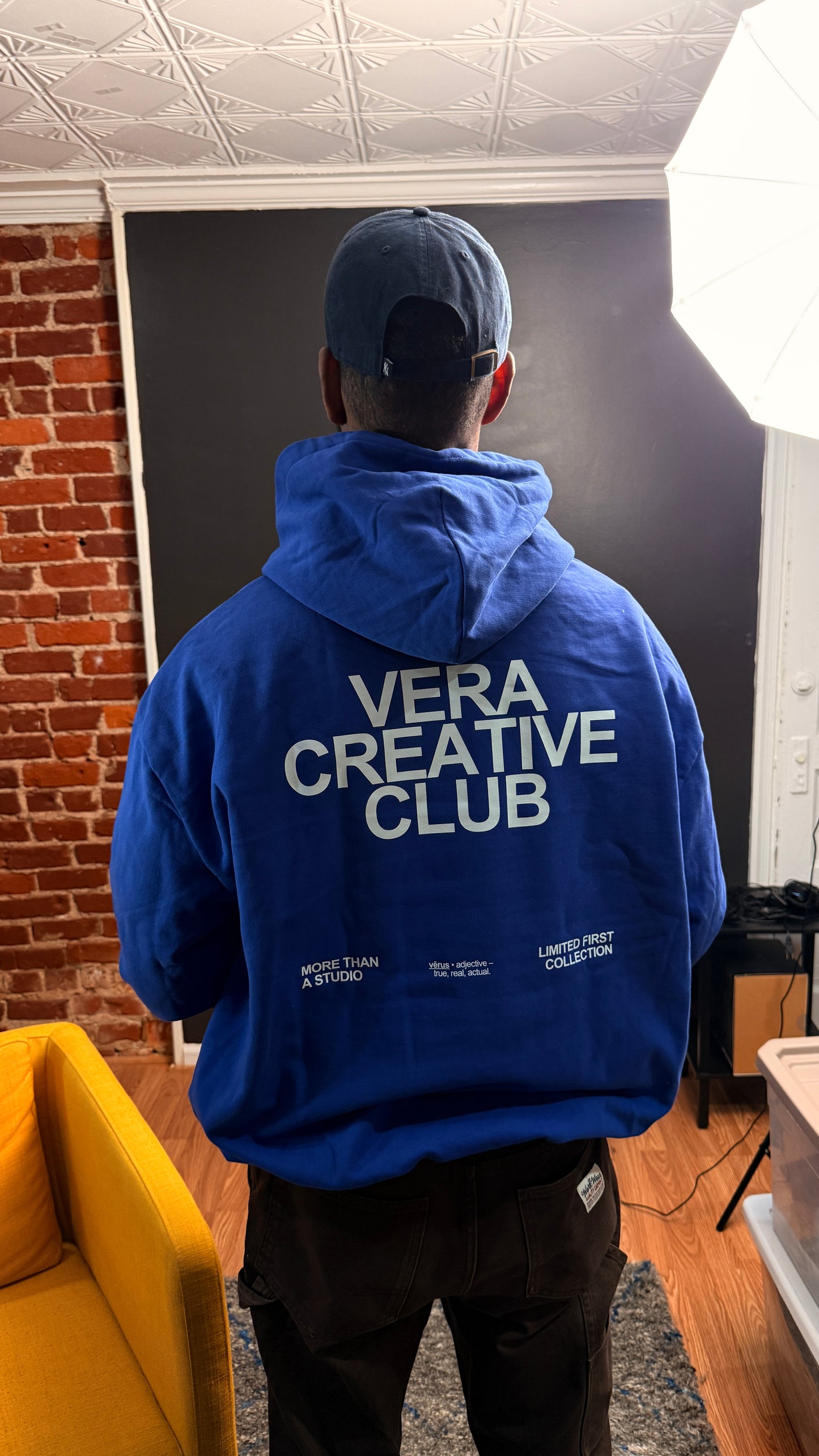 Worker Blue — Studio Hoodie — Issue 01